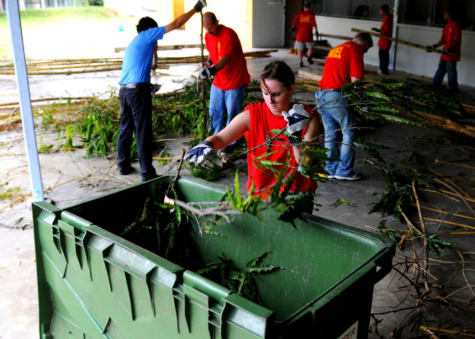 US Navy 110218-N-DX615-260 Sailors conduct a community service project