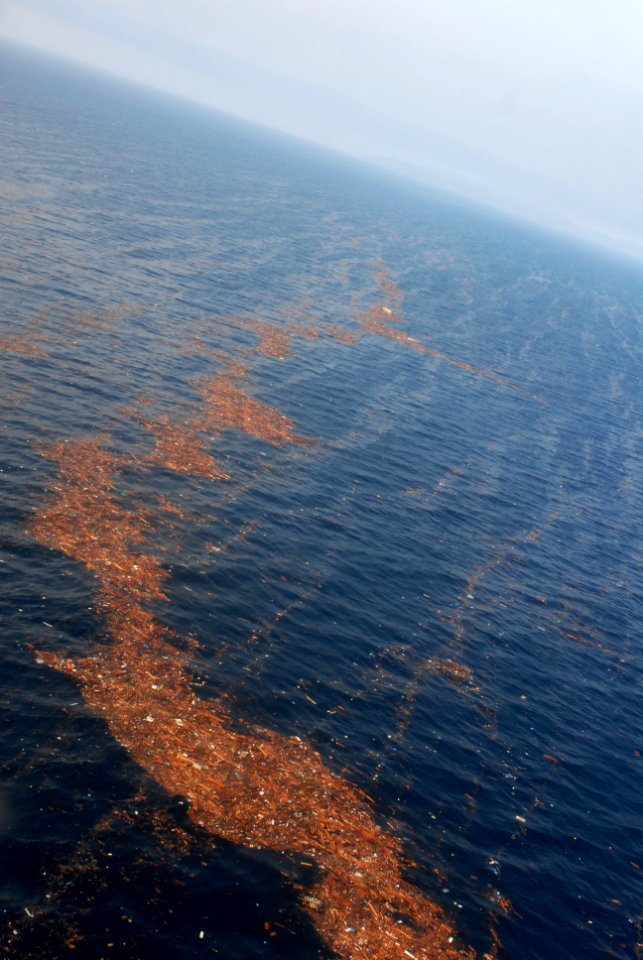 US Navy 110313-N-SB672-368 An aerial view of debris from an 8.9 magnitude earthquake and subsequent tsunami that struck northern Japan