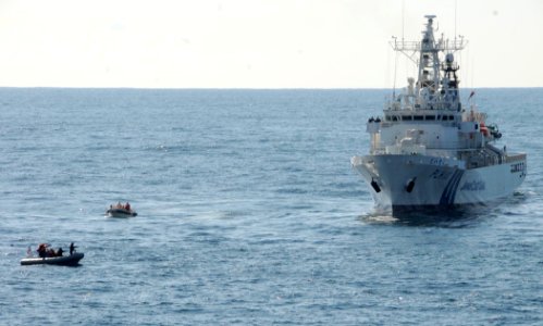 US Navy 110318-N-8288P-159 Sailors assigned to the Arleigh Burke-class guided-missile destroyer USS Fitzgerald (DDG 62) and members of the Japan co