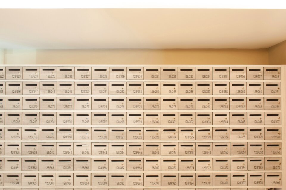 Mailbox wood letterbox