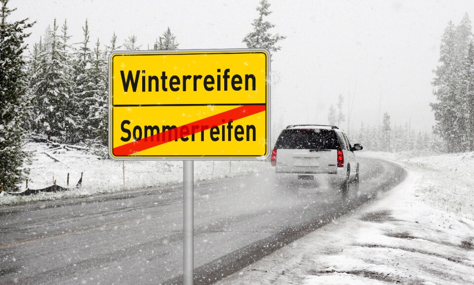 Road auto street sign