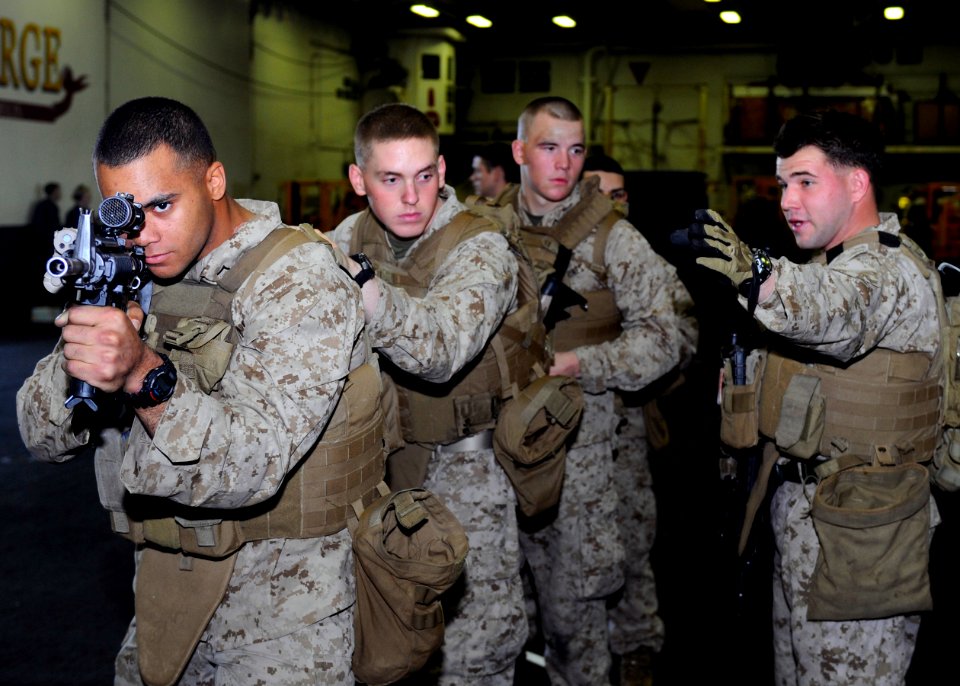 US Navy 110405-N-3154P-269 Marines assigned to 2nd Light Armored Recon, 1st Battalion, 2nd Marine Regiment, 26th Marine Expeditionary Unit, partici