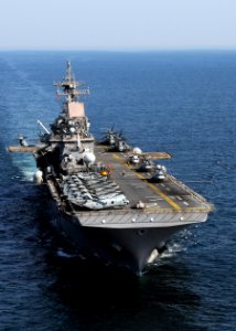 US Navy 110406-N-0120A-149 USS Essex (LHD 2) is operating off the coast of Kesenuma in support of Operation Tomodachi