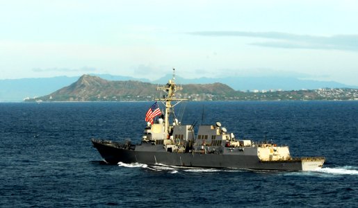 US Navy 110405-N-WP746-276 Hawaii-based surface Navy and other combatant units participated in Koa Kai 11-2, an integrated training event with the