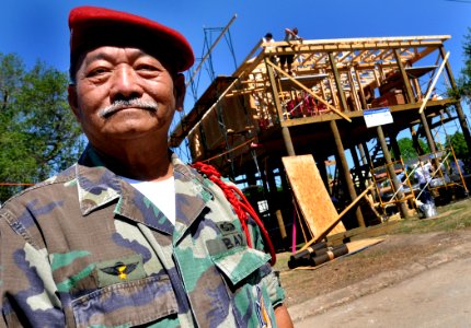 US Navy 110412-N-SD120-001 Sailors rebuild house damaged by Hurricane Katrina