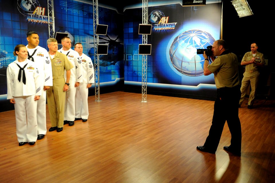 US Navy 110516-N-AD372-058 The 2010 Sailors of the Year pose for a picture with Master Chief Petty Officer of the Navy (MCPON) Rick D. West