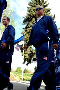 US Navy 110516-N-CD297-063 Members of Team Navy-Coast Guard march during the opening ceremony of the second annual Warrior Games