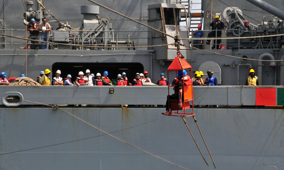 US Navy 110519-N-0074G-099 Sailors assigned to the aircraft carrier USS Enterprise (CVN 65) send Oscar, a training dummy