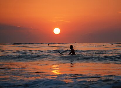 Surf beach ocean photo