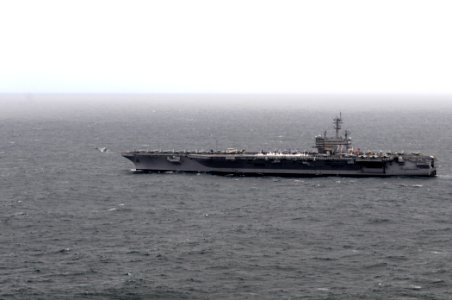 US Navy 110520-N-QL471-413 An EA-18G Growler assigned to Electronic Attack Squadron (VAQ) 141, takes off from the aircraft carrier USS George H.W