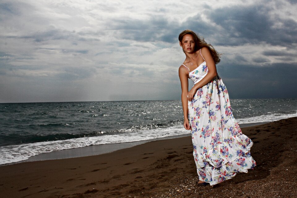 Young model fashion shoot photography