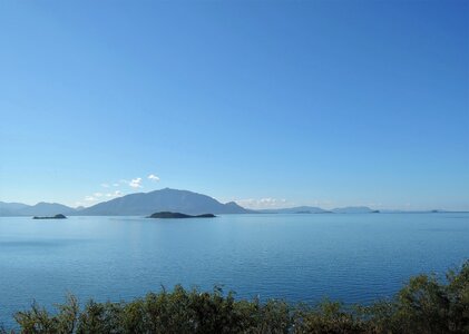 Blue sea noumea seascape