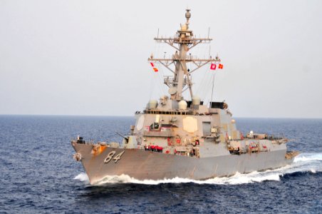 US Navy 110612-N-ZS026-094 The guided-missile destroyer USS Bulkeley (DDG 84) is underway in the U.S. 5th Fleet area of responsibility