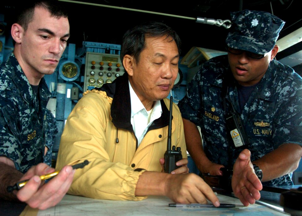 US Navy 110616-N-VY256-019 SEACAT is a series of visit, board, search and seizure exercises held in Southeast Asia to enhance force readiness again