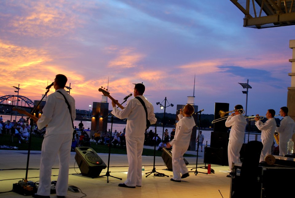 US Navy 110618-N-CI293-284 The U.S. Navy Band ensemble Great Lakes Rock Band,
