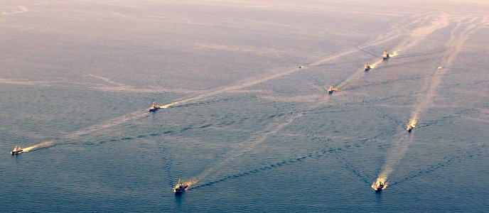 US Navy 110616-N-NW827-227 BLACK SEA (June 16, 2011) Ships from participating nations are in formation during exercise Sea Breeze 2011