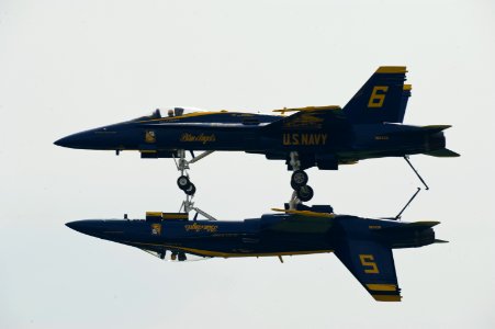 US Navy 110619-N-BA418-022 The U.S. Navy flight demonstration squadron, the Blue Angels, perform the