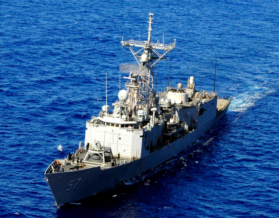 US Navy 110620-N-WX059-124 The guided-missile frigate Reuben James (FFG 57) returns to homeport after a 5-month deployment in the western Pacific O