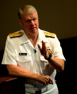 US Navy 110620-N-ZB612-023 Chief of Naval Operations (CNO) Adm. Gary Roughead delivers remarks during the 4th Symposium on the Impacts of an Ice-Di