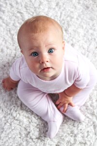 Cute innocence portrait photo