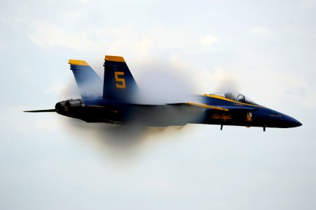 US Navy 110701-N-IR859-025 Lt. Ben Walborn, lead solo pilot for the U.S. Navy flight demonstration squadron, the Blue Angels, performs a Sneak Pass