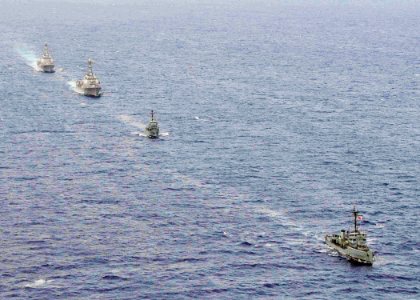 US Navy 110705-N-XR557-190 Ships are underway during Cooperation Afloat Readiness and Training (CARAT) Philippines 2011