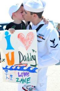 US Navy 110713-N-DG679-061 Hull Technician 3rd Class Stephen LaRoche, from Melbourne, Fla., assigned to the aircraft carrier USS Enterprise (CVN 65