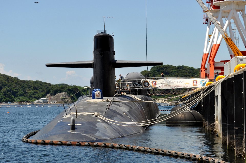 US Navy 110713-N-DI599-014 USS Ohio (SSGN 726) is moored at Fleet Activities Yokosuka