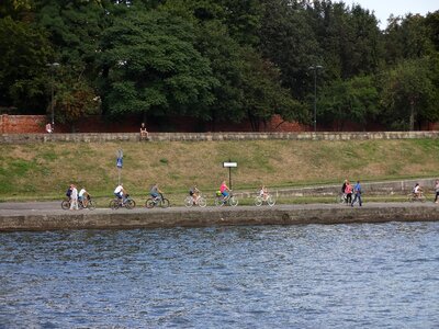 Poland bike walk photo