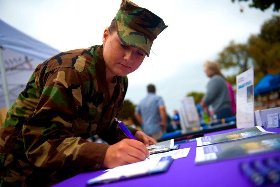 US Navy 110727-N-PB383-123 Equipment Operator Constructionman Apprentice Raluca Dabija, assigned to Amphibious Construction Battalion (ACB) 1, regi