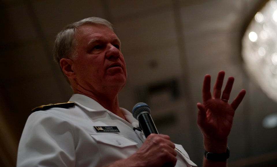 US Navy 110804-N-TU221-314 Chief of Naval Operations (CNO) Adm. Gary Roughead speaks during the 39th annual National Naval Officers Association (NN