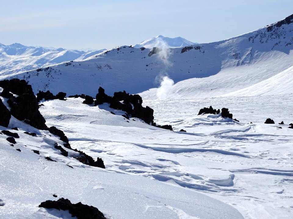 Winter snow coldly