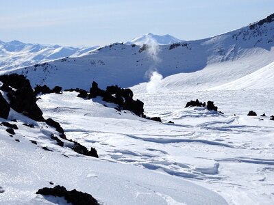 Winter snow coldly