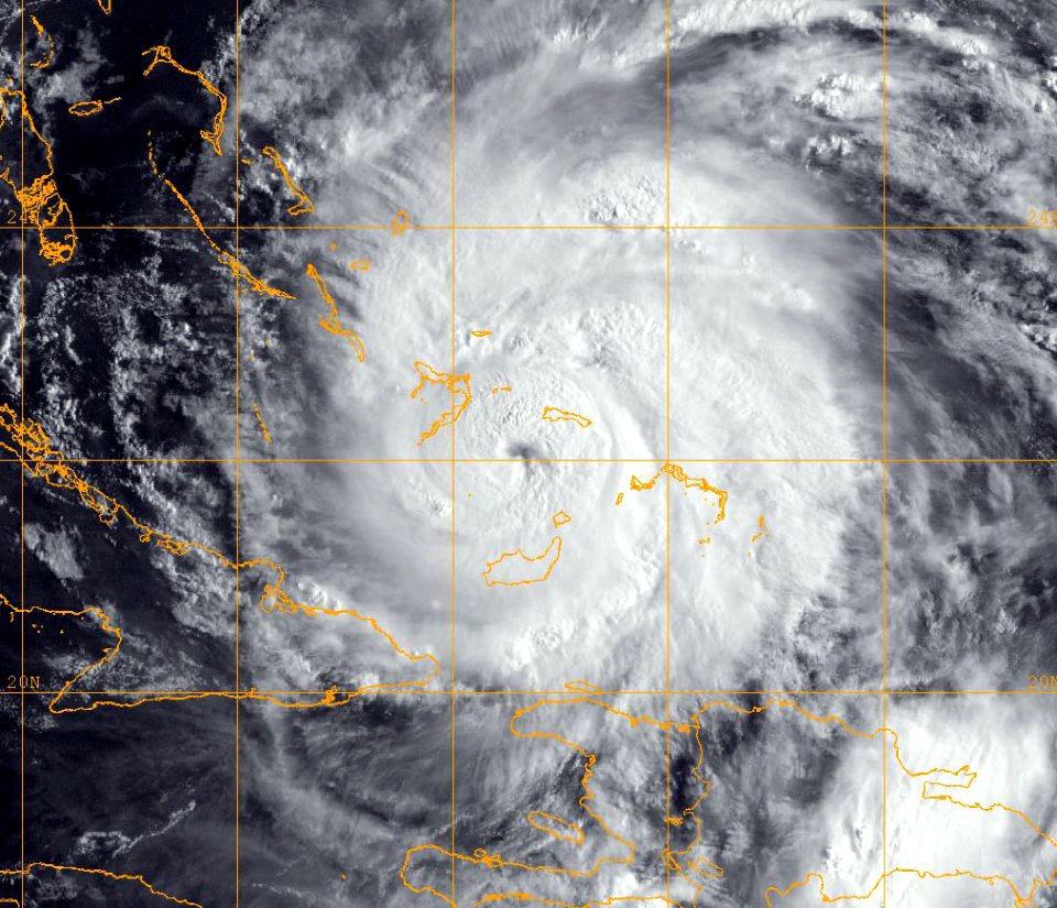 US Navy 110824-O-ZZ999-001 A GOES-13 infrared satellite image provided by the U.S. Naval Research Laboratory, Monterey, Calif., showing the status