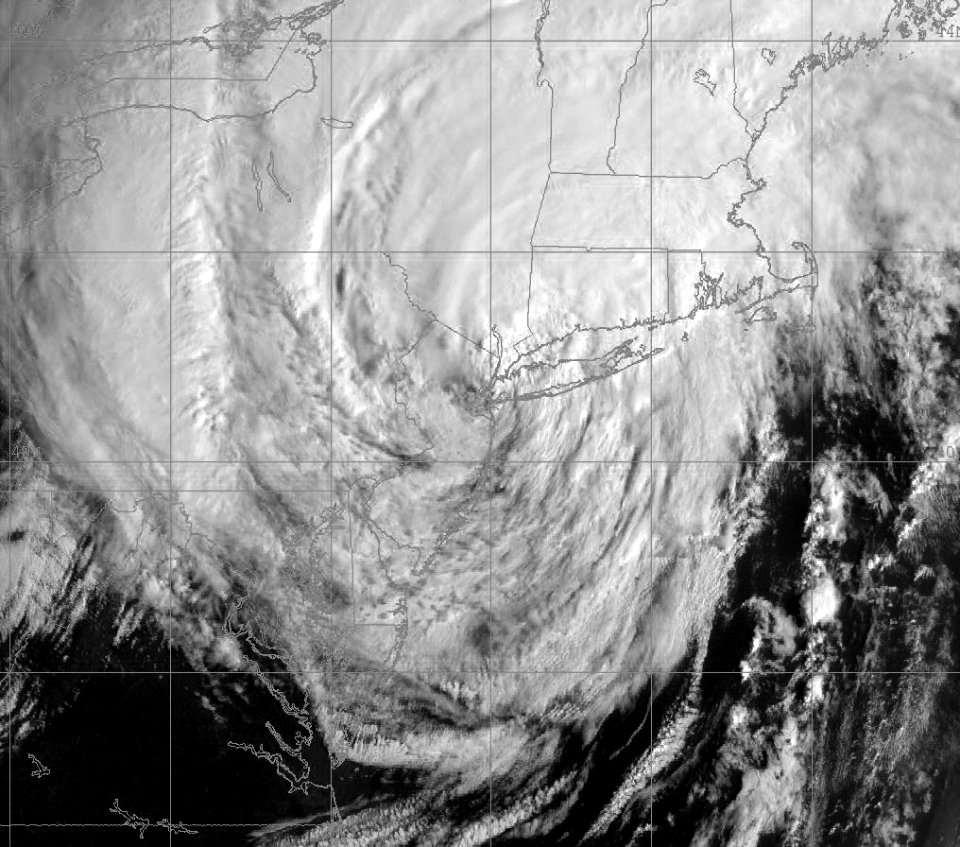 US Navy 110828-N-ZZ999-001 A GOES-13 infrared satellite image provided by the U.S. Naval Research Laboratory, Monterey, Calif., showing the status