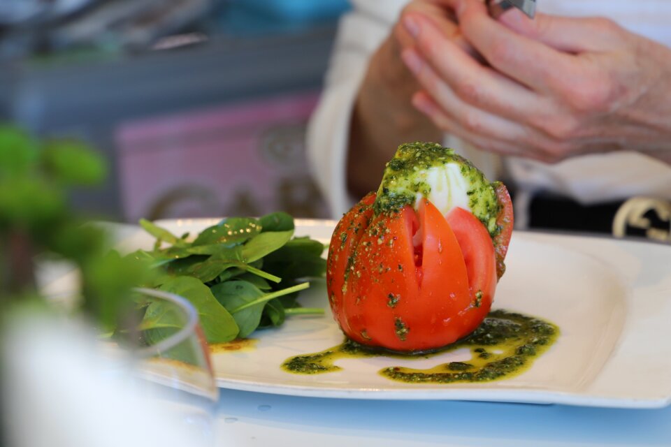 Healthy epicure plate