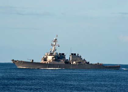 US Navy 110923-N-FI736-094 The Arleigh Burke-class guided-missile destroyer USS Donald Cook (DDG 75