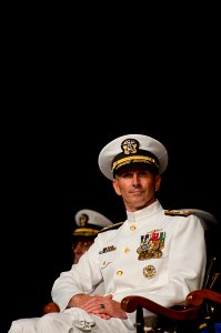 US Navy 110923-N-ZB612-754 Chief of Naval Operations (CNO) Adm. Jonathan W. Greenert participates in the CNO change of command where he relieved Ad photo