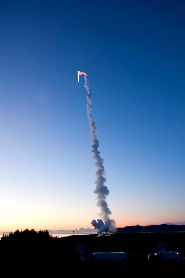US Navy 110927-N-PO203-092 The Office of Naval Research-sponsored tactical satellite IV (TacSat-4) lifts-off from the Alaskan Aerospace Corporation
