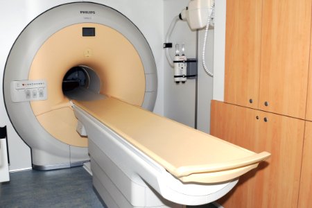 US Navy 111006-O-KK908-026 An MRI machine is set up at the Role 3 Medical Facility at Joint Operating Base, Bastion, Afghanistan