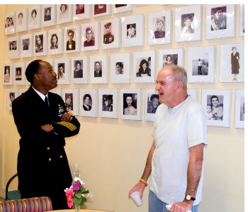 US Navy 111010-N-RG587-306 Chief Hospital Corpsman Webster Nicholson, assigned to the aircraft carrier USS Carl Vinson (CVN 70), l