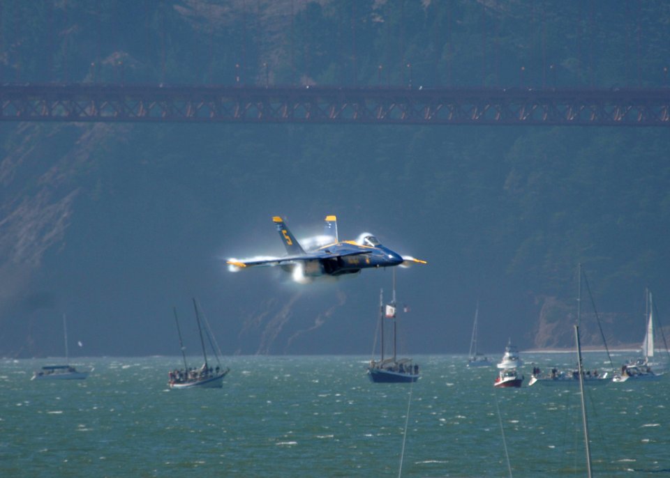 US Navy 111008-N-IR859-026 Lt. Cmdr. Ben Walborn, lead solo pilot for the U.S. Navy flight demonstration squadron, the Blue Angels, performs the Sn