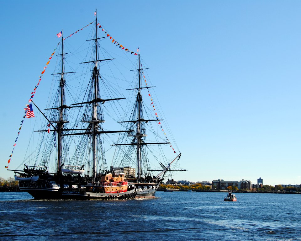 US Navy 111021-N-SH953-025 USS Constitution celebrates the 214th anniversary of her launching day