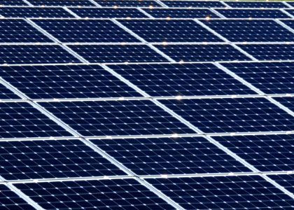 US Navy 111022-N-OH262-322 A view of solar panels being installed at Naval Station Guantanamo Bay, Cuba