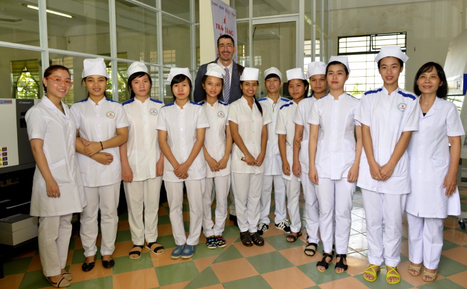 USAID gives educational equipment to Dong A University’s Quang Nam campus (22556617557)