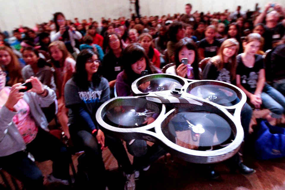 US Navy 111026-N-HW977-024 A radio-controlled drone, dubbed