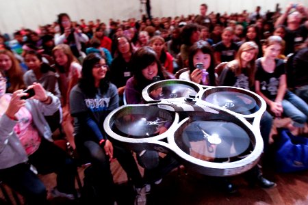 US Navy 111026-N-HW977-024 A radio-controlled drone, dubbed