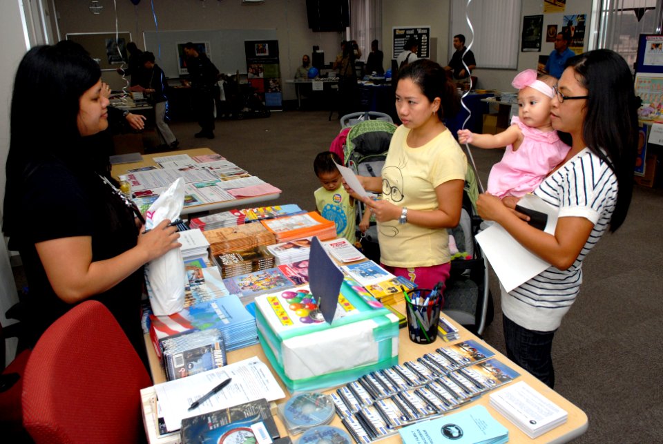 US Navy 111103-N-MU720-011 Military families attend a Military Family Month open house