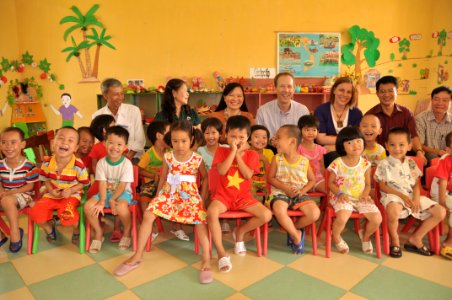 USAID Delivers Deworming Medication to Kindergartners in Nam Dinh Province (8920423513)