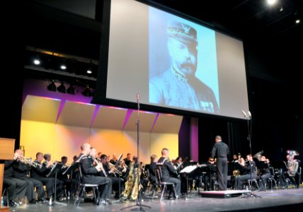 US Navy 111106-N-IK959-166 Navy Band Great Lakes performs one of their Centennial Concerts marking 100 years of Pride in Service in the Highland Pa